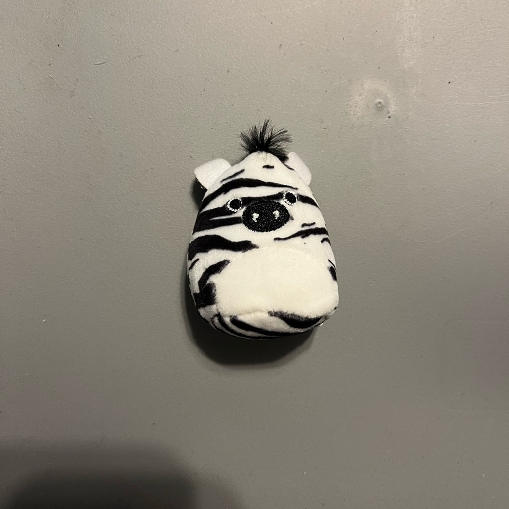 Plush Zebra Kids Accessory - Black and White